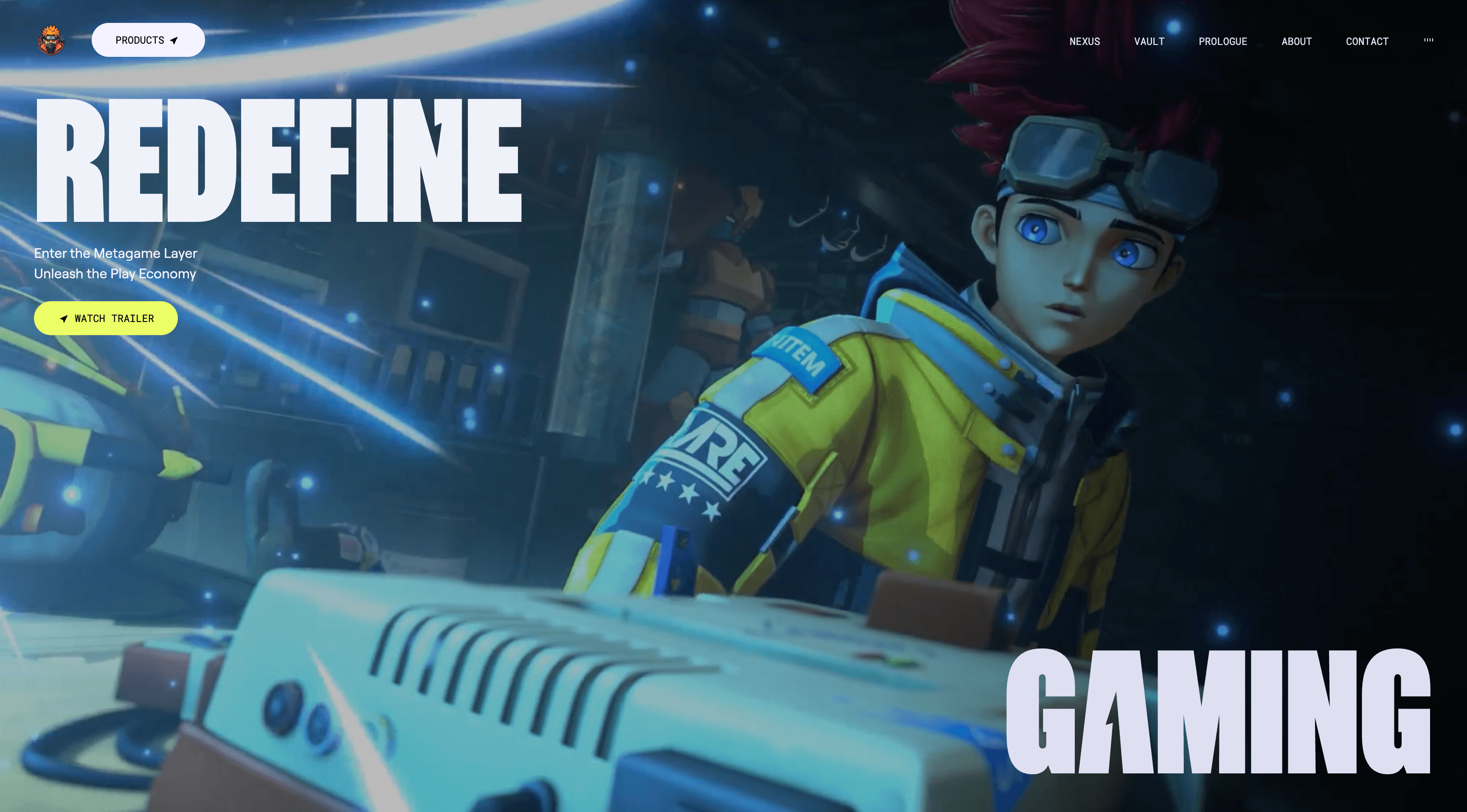 Gaming Portfolio Website preview